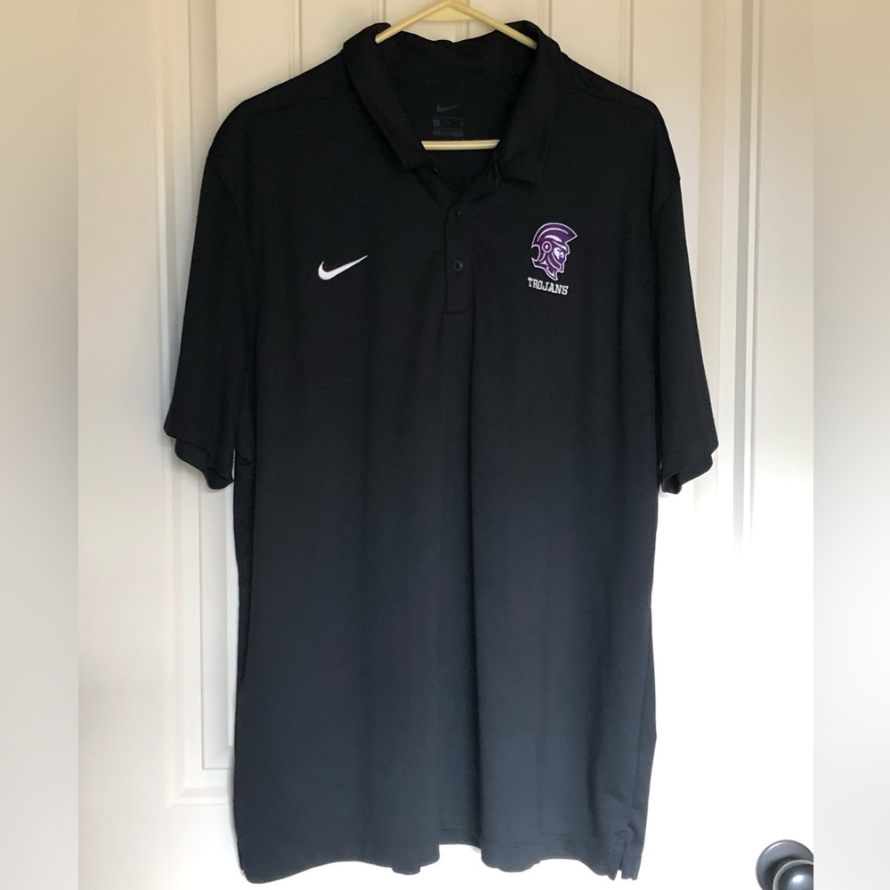 Nike Trevecca Nazarene University Trojans Short Sleeve Polo Men’s Size XL